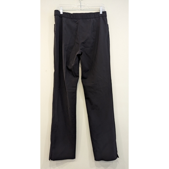 Armani Black Wool Flat Front Straight Leg Dress Pants Size 6 - Picture 3 of 9